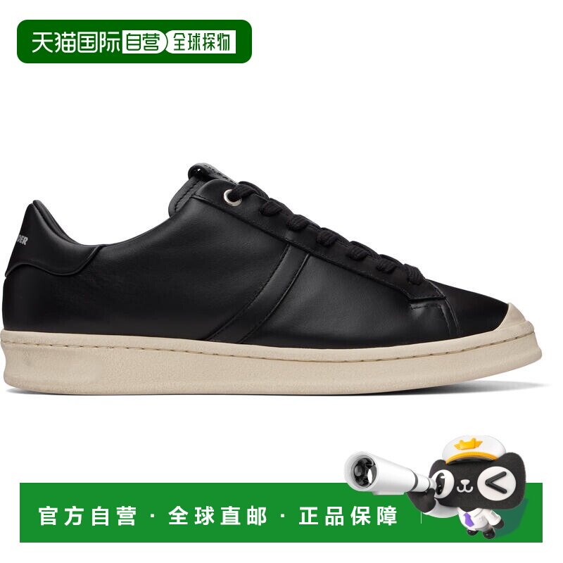1h可退 香港直邮Jil Sander 吉尔 桑达 男士 黑色运动鞋 J33WS005