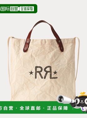 自营欧洲直邮RALPH LAUREN拉夫劳伦RRL双RLRanch徽标手提包单肩包