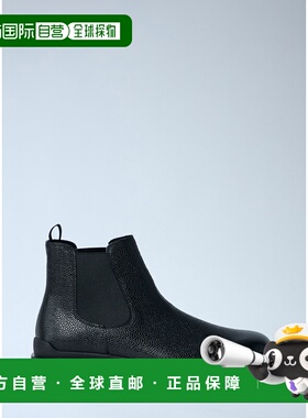 香港直邮Prada 普拉达 男士 压纹皮革靴 2TG2513ZKE短靴男靴