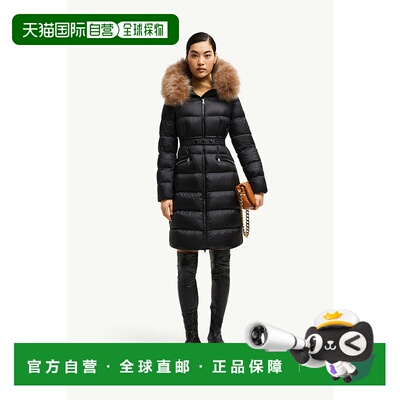 欧洲直邮MONCLER (2025新品) Doudoune longue à capuche bordee
