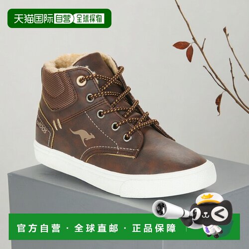 欧洲直邮Kangaroos  Kavu X 男童鞋子高帮板鞋 18769-3011