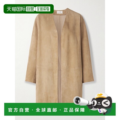 1h可退 香港直邮The Row 女士 Alarico 绒面革大衣 10669L643