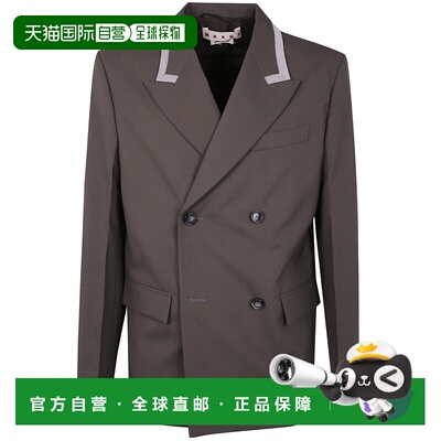 1h可退 香港直邮Marni 玛尼 男士 夹克 GUMU0148QSTW839 grey灰色