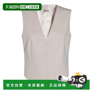 香港直邮Herno GI000291D12718 女士 马甲 beige米色 无袖 1h可退