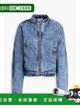 1h可退 香港直邮alaia 女士 酸性水洗牛仔布夹克 AA9V03826T535