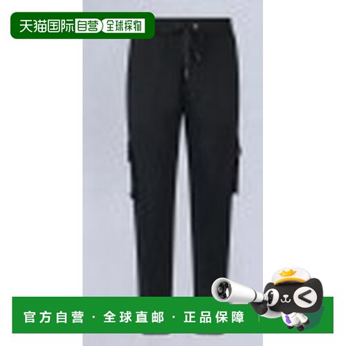 香港直邮MOOSE KNUCKLES 男士休闲裤 M35MR777292 SS2026 黑色
