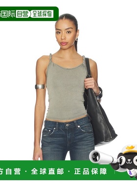 1h可退 香港直邮Diesel 迪赛 女士 Twy 背心上衣 A21870 grey灰色