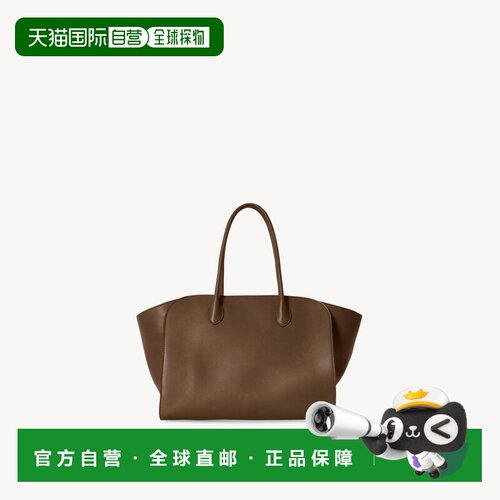 自营欧洲直邮THE ROW MARLO 14女士皮革托特包手提包单肩包棕褐色
