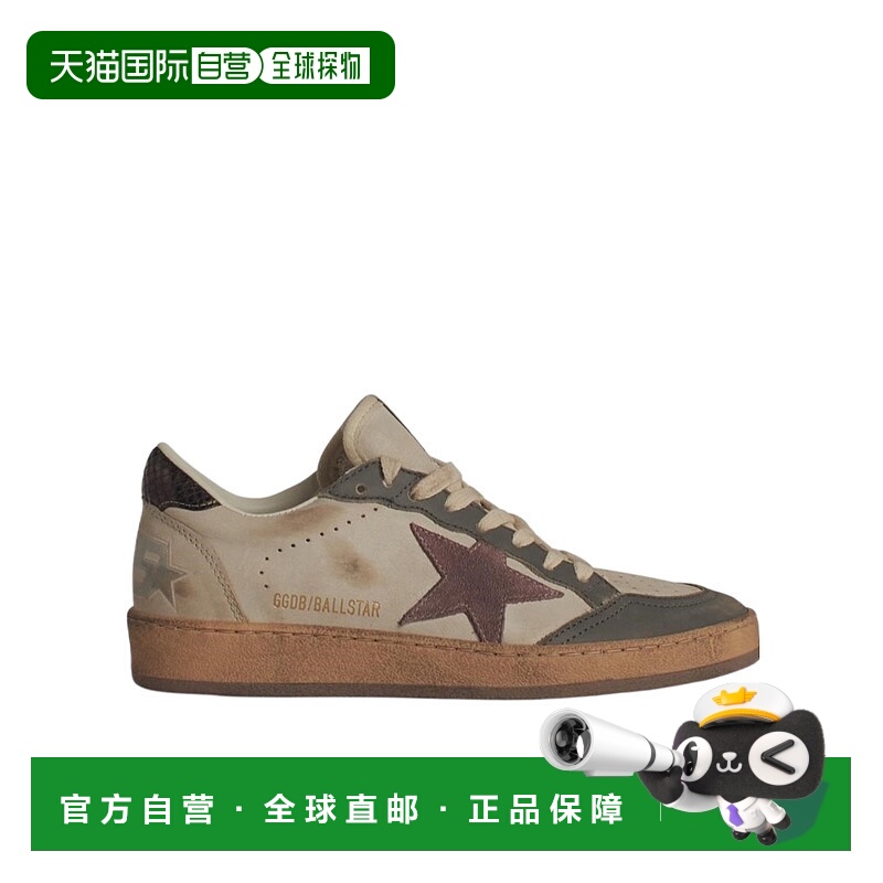 香港直邮Golden Goose Deluxe Brand 圆头低帮休闲鞋 GWF00117.F0