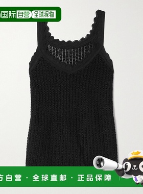 1h可退 香港直邮KHAITE 女士 Ennio 齿纹洞眼针织背心 9835125