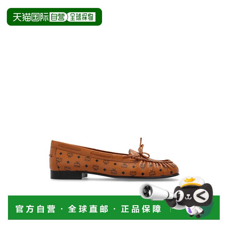 1h可退 MCM 女士芭蕾乐福鞋 MESEAMM07CO0COGNAC