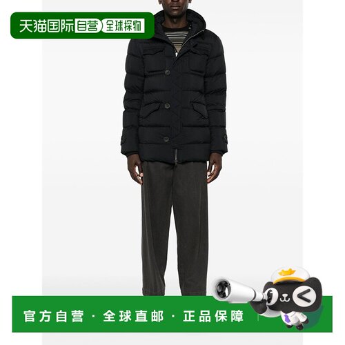1h可退 香港直邮Herno 男士 长袖连帽羽绒服 PI004ULE12456Z高端