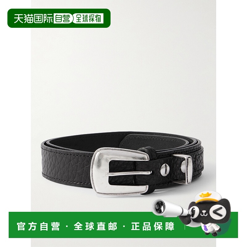 1h可退 香港直邮Lemaire 男士 可调节腰带 AC1181LL139 black黑色