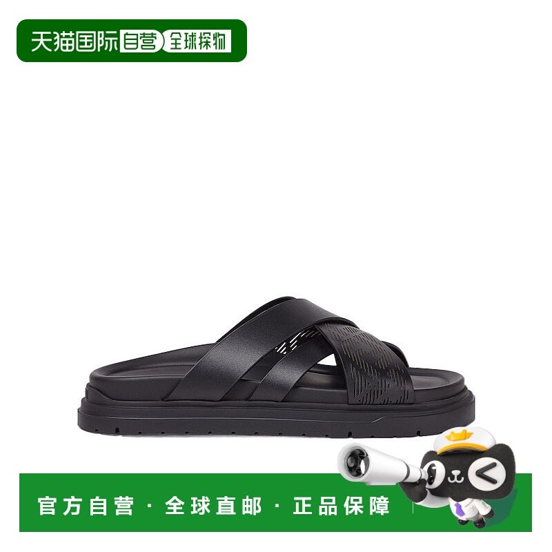 香港直邮Fendi 交叉绑带拖鞋 7X1770ARID