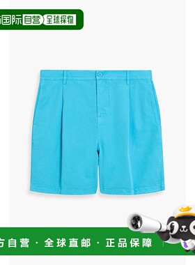 1h可退 香港直邮Orlebar Brown 男士 Searose 褶裥亚麻棉混纺斜纹