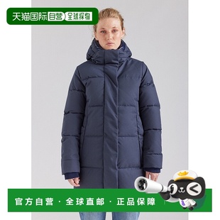 自营欧洲直邮Pyrenex Phenix 女款羽绒服 采用再生天然海军蓝羽绒