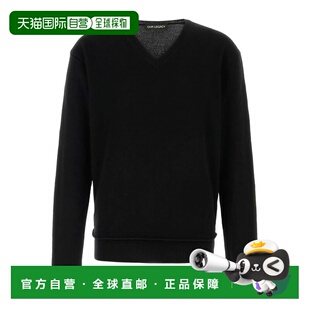 1h可退 香港直邮Our Legacy 男士 PARALLEL V领毛衣 M4253PBCBLAC