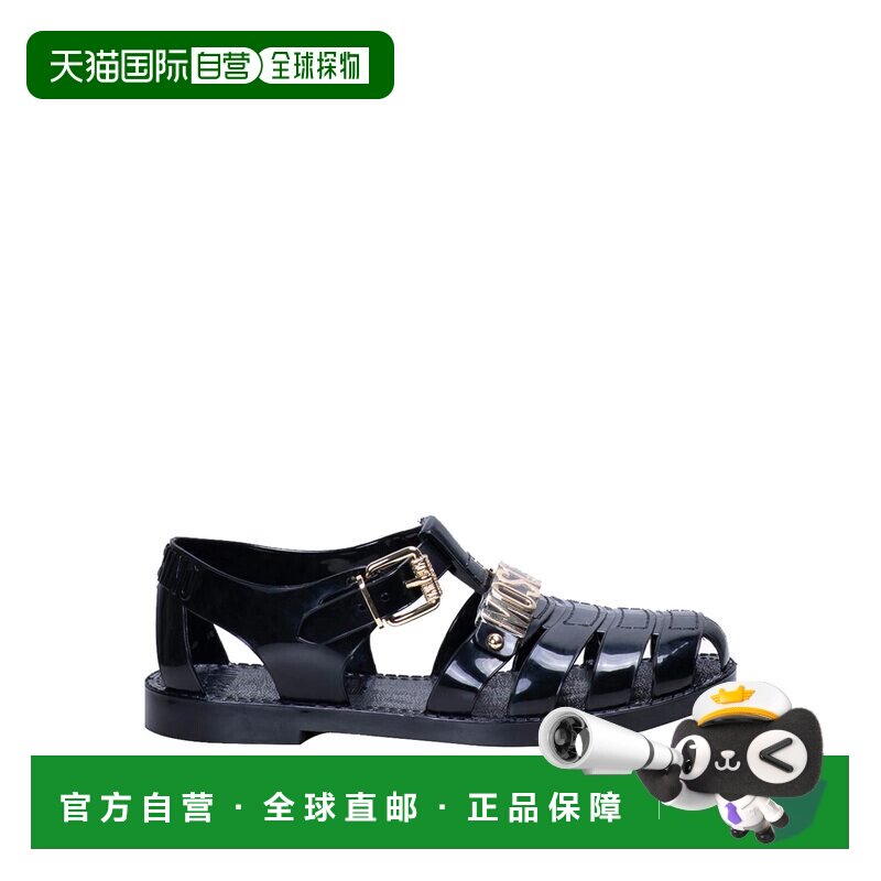 1h可退 欧洲直邮MOSCHINO 女士凉鞋 MA16501G1MM20 CO 黑色 Spide