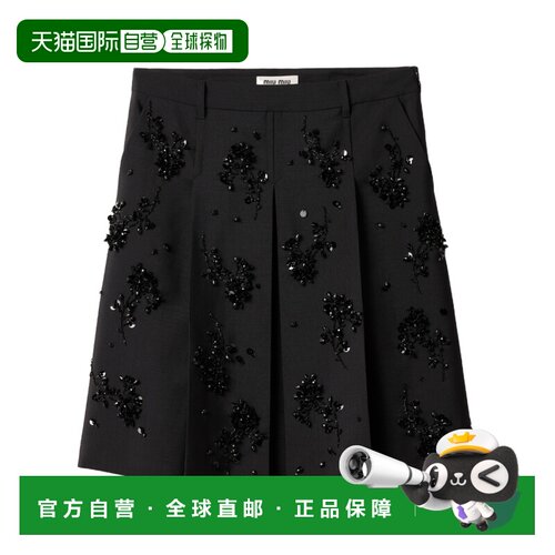 1h可退 香港直邮MIU MIU 女士半身裙 MG235216DLSOOOF0002 SS2026