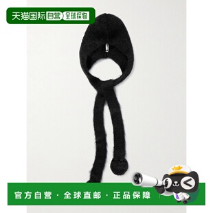 1h可退 香港直邮Acne Studios 艾克妮 女士 黑色 Mohair Earflap