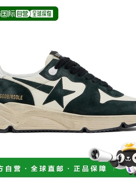 1h可退 香港直邮GOLDEN GOOSE 男士 绿色 & 白色 Running Sole 运