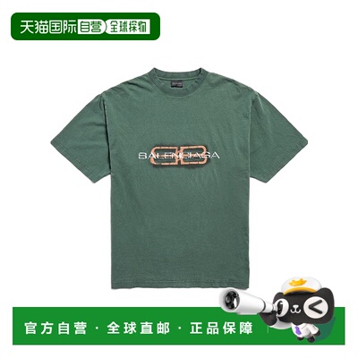 香港直邮Balenciaga BB Icon Stencil 中号版型T恤 764235TTVD6