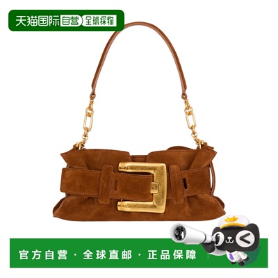 1h可退 香港直邮Balmain Anthem 迷你绒面革包 GN0AE994LSDD