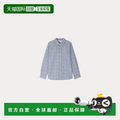欧洲直邮Bonpoint小樱桃 Daho男童印花棉质Liberty衬衫