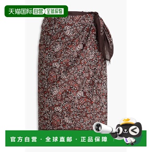 1h可退 香港直邮ZIMMERMANN 女士 pareo 磨破佩斯利印花棉质罩衫