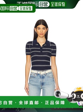 香港直邮Simkhai 女士 Matty 短袖Polo衫 1252072KSTRIPE