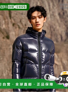 1h可退 香港直邮Herno 男士 徽标羽绒服 PI001133U12220Z 高端流