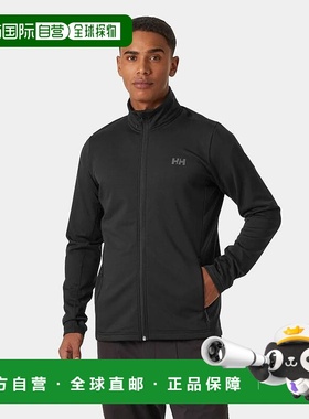自营欧洲直邮Helly Hansen 男士黑色聚酯Versalite抓绒夹克