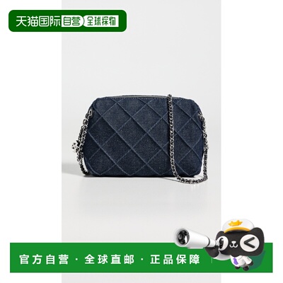 香港直邮Tory Burch 托里 伯奇 女士 Fleming 牛仔布柔软斜挎包