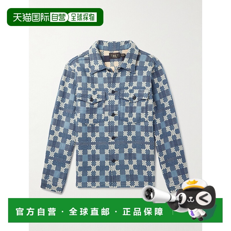 1h可退 香港直邮RRL 拉夫 劳伦RRL 男士 Regiment 棉质衬衫 78297