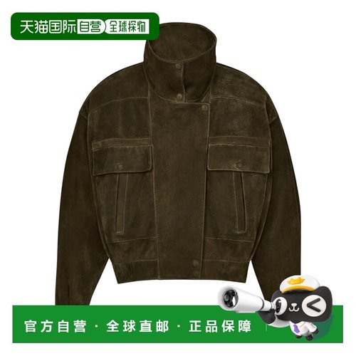香港直邮Saint Laurent 长袖皮夹克 785562YC2AY外套