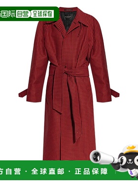 香港直邮Balenciaga 巴黎世家 女士 千鸟格图案大衣 838933TSU02