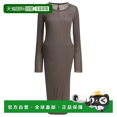 香港直邮RICK OWENS 女士连衣裙 RP01F6546MR34 SS2026 棕色