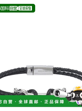 香港直邮SALVATORE FERRAGAMO 男士手链手镯 796082770422NERO