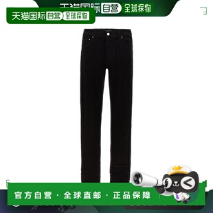 1h可退 香港直邮AMIRI 男士 腰带环牛仔裤 PXMD002BLAC black黑色