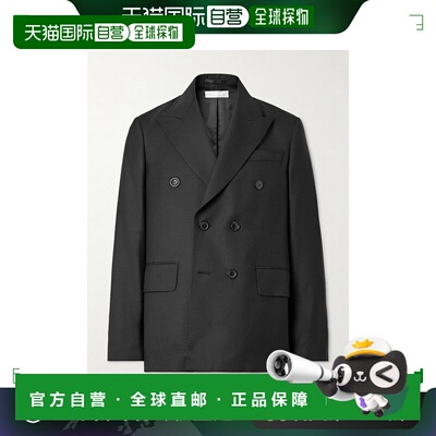 Our Legacy 男士 双排扣无结构羊毛西装外套 M4200DBBP