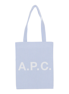 香港直邮A.P.C. 男士 LOU 条纹 Logo 手提包单肩包 COHNOM61442