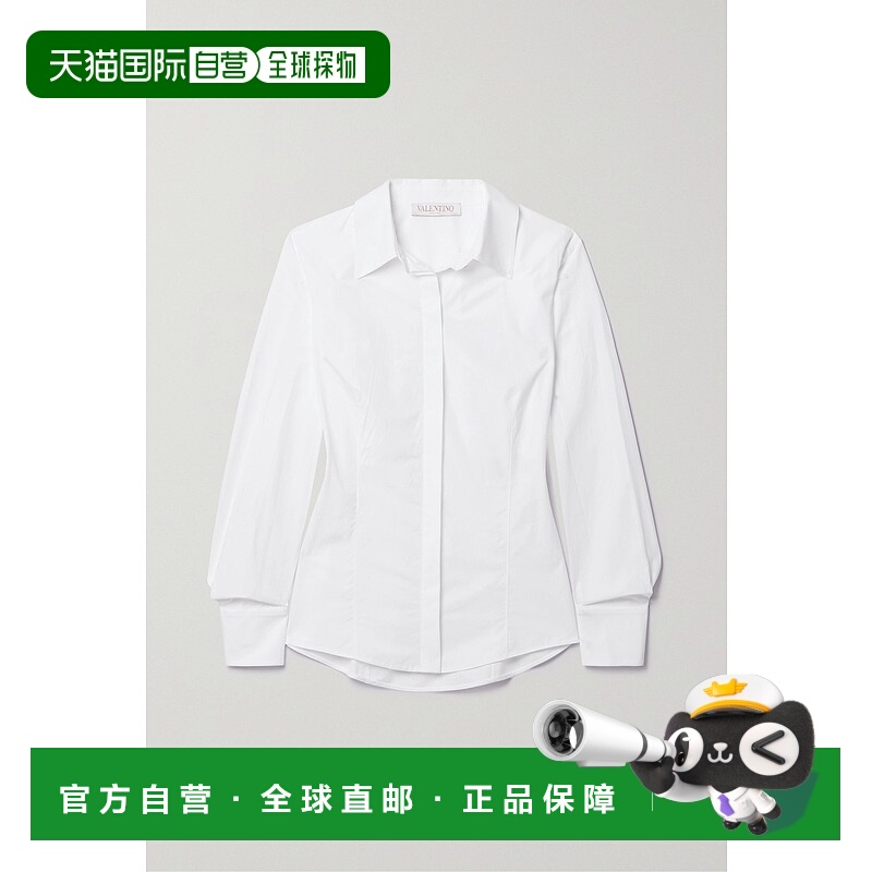 香港直邮Valentino 华伦天奴 女士 纽扣长袖衬衫 3B0AB5F15A6修身