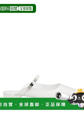 香港直邮BY FAR 女士 Mules 木屐 white白色 舒适时尚