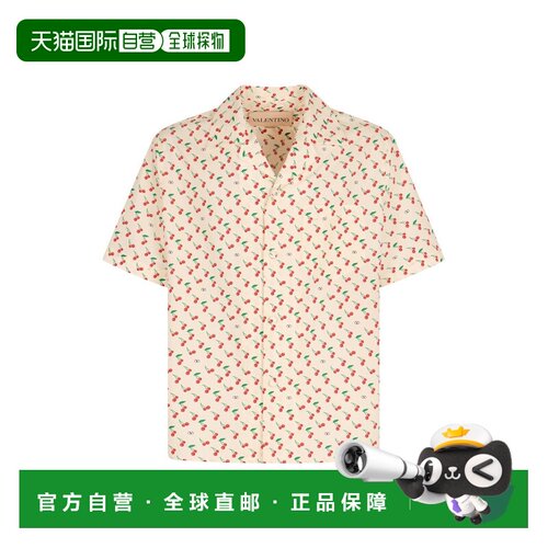 香港直邮VALENTINO 男士衬衫 VAA111B0BBMY AW2025 支付后1h可退