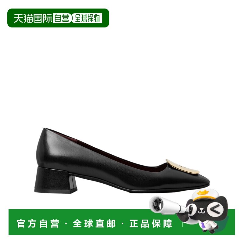 香港直邮Tory Burch GEORGIA 高跟鞋 汤丽柏琦单鞋154080粗跟 - 实物图