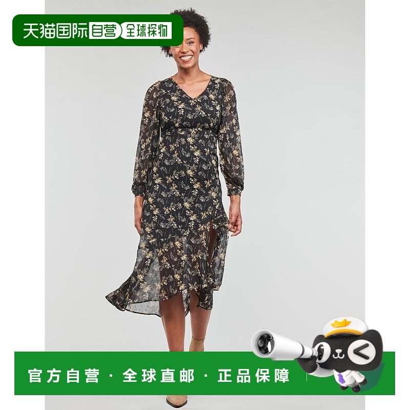 欧洲直邮Le Temps des Cerises 女士 CHIC 长连衣裙 黑色
