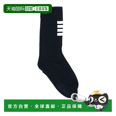 香港直邮THOM BROWNE 男士袜子 MAS023B01690415 CO 黑色 THOM BR