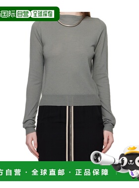 1h可退 香港直邮Rick Owens Temple Biker Level 羊毛针织衫 RP01