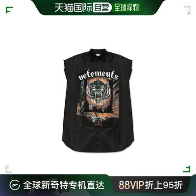 香港直邮Vetements 维特萌 男士 大廓形无袖衬衫 UE64SH250B0