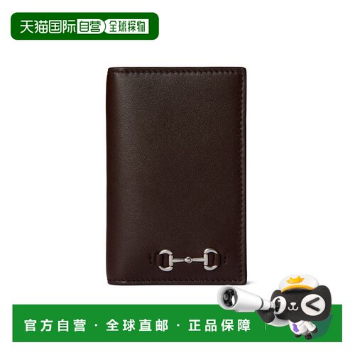 1h可退 香港直邮Gucci 古驰 男士 饰马衔扣长款卡片夹 846951AAFP